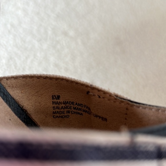 Navy blue and white striped flip flops sandals with bows women’s size 8.5 - Picture 10 of 10